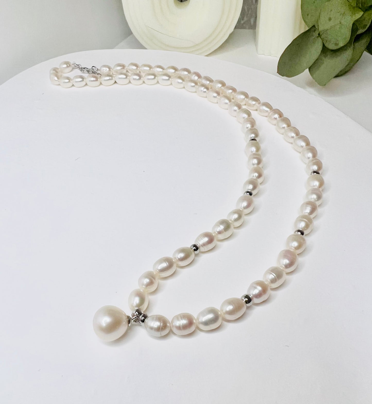 5-6mm WHITE FRESHWATER PEARL NECKLACE