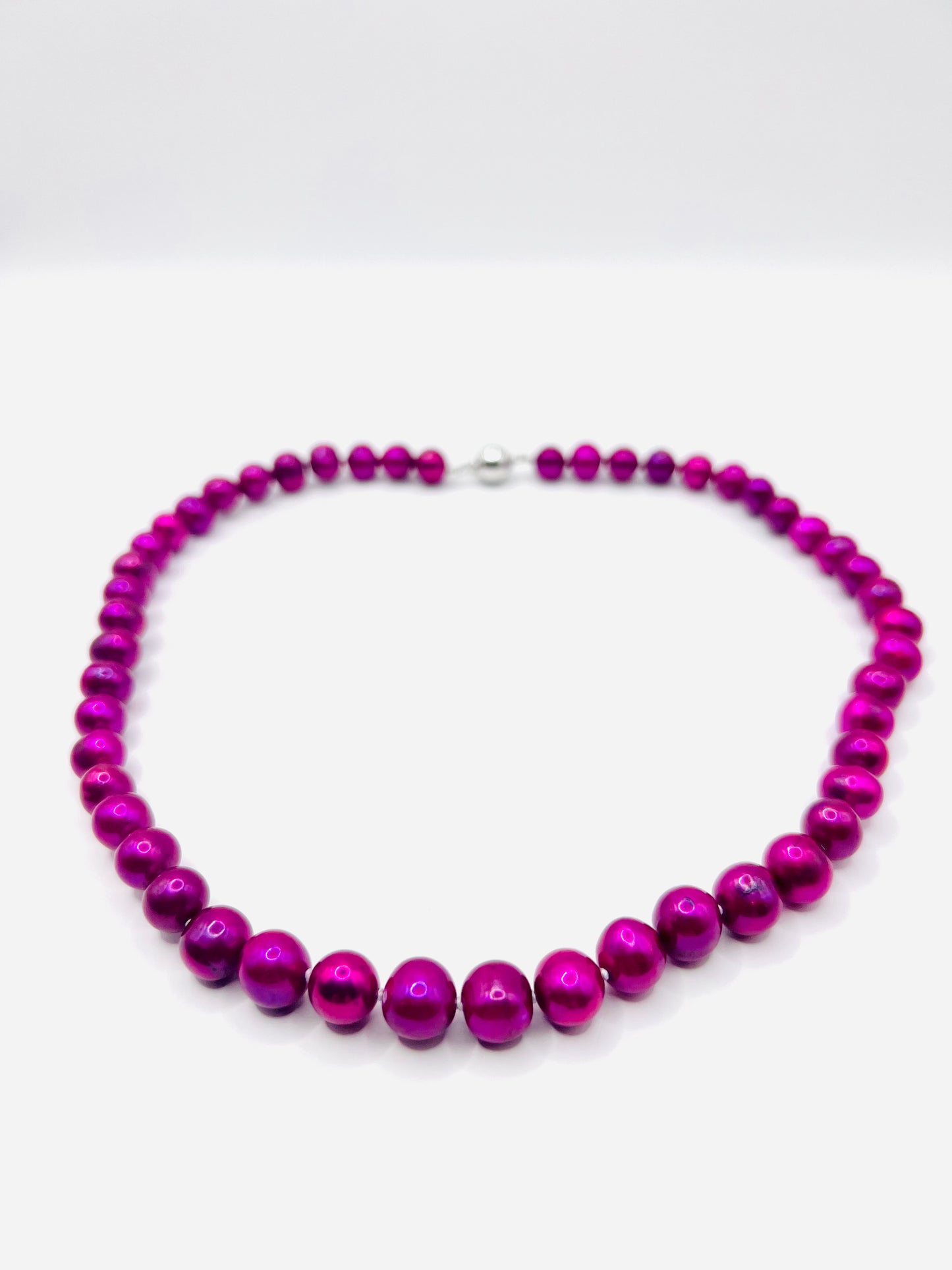 9-10 mm CRANBERRY PEARL NECKLACE