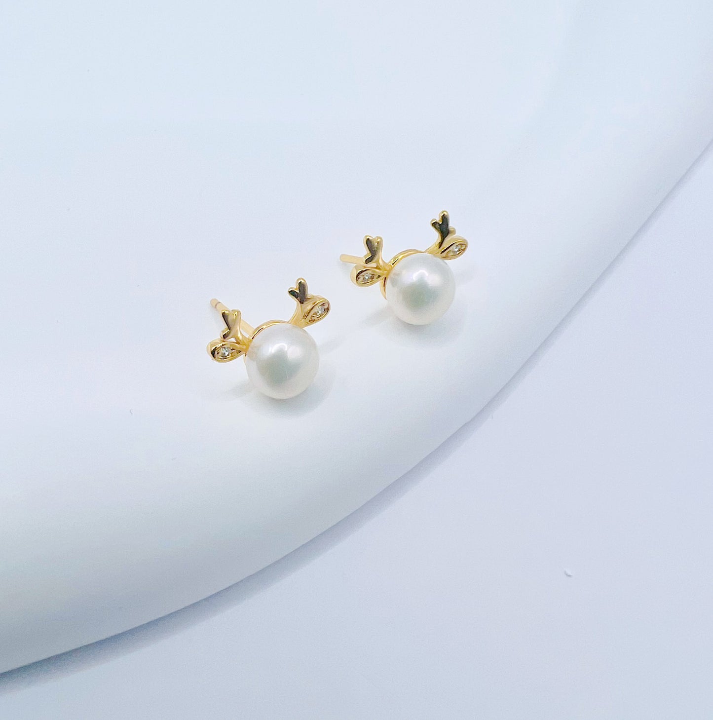 ALMA 6.5-7mm FRESHWATER PEARL EARRINGS