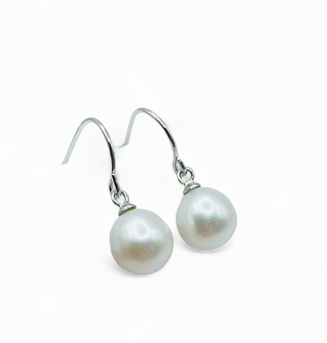 RAYA WHITE FRESHWATER PEARL EARRING