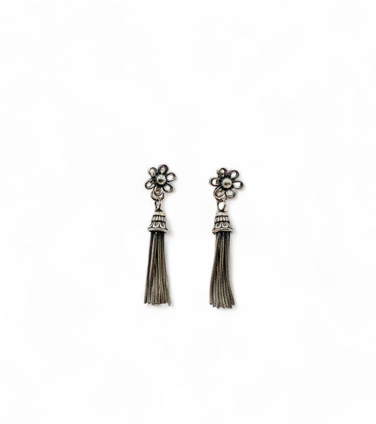 Quinn Silver Drop Earrings