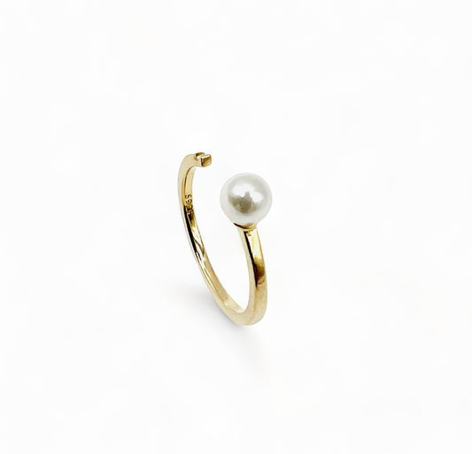 Willa Pearl Ring - Gold