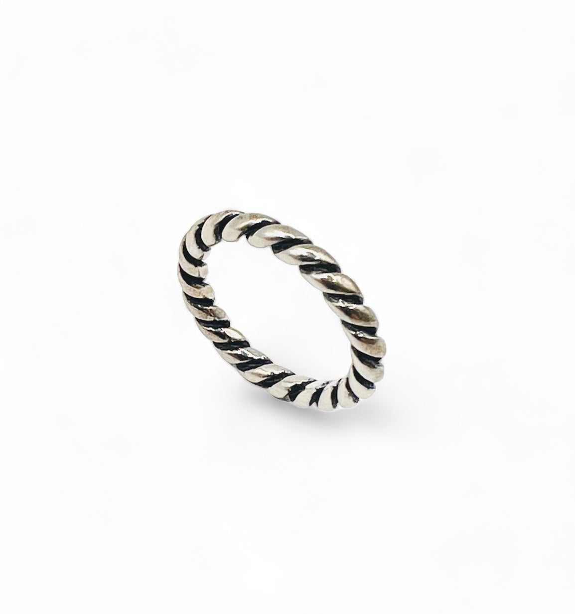 Elle Twist Ring - Silver