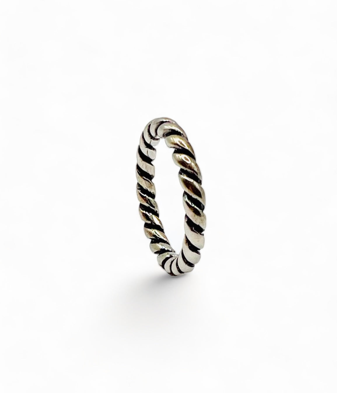 Elle Twist Ring - Silver