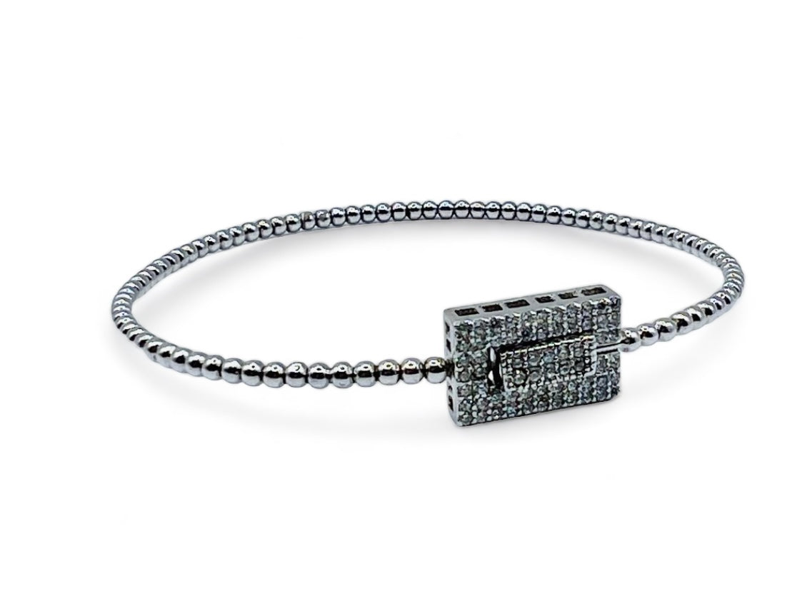 Reagan Bangle - Silver