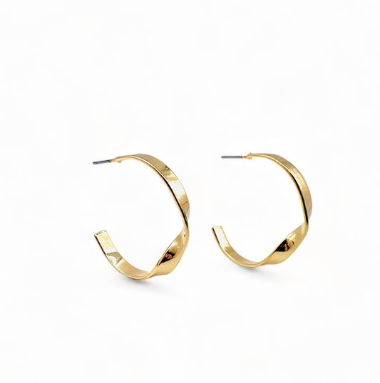 Arlet Twist Earrings - Gold