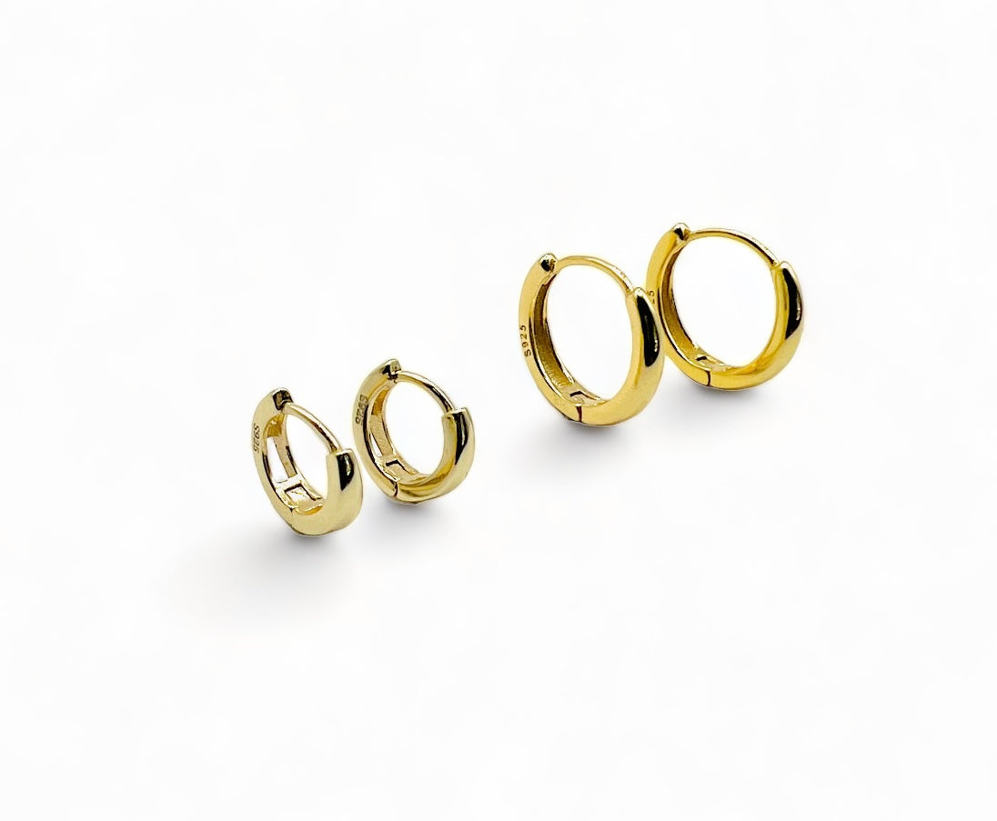 Nora MINI Hoop Earrings - Gold (Mini)