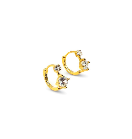 Carla Huggies CUBIC ZIRCONIA -Gold