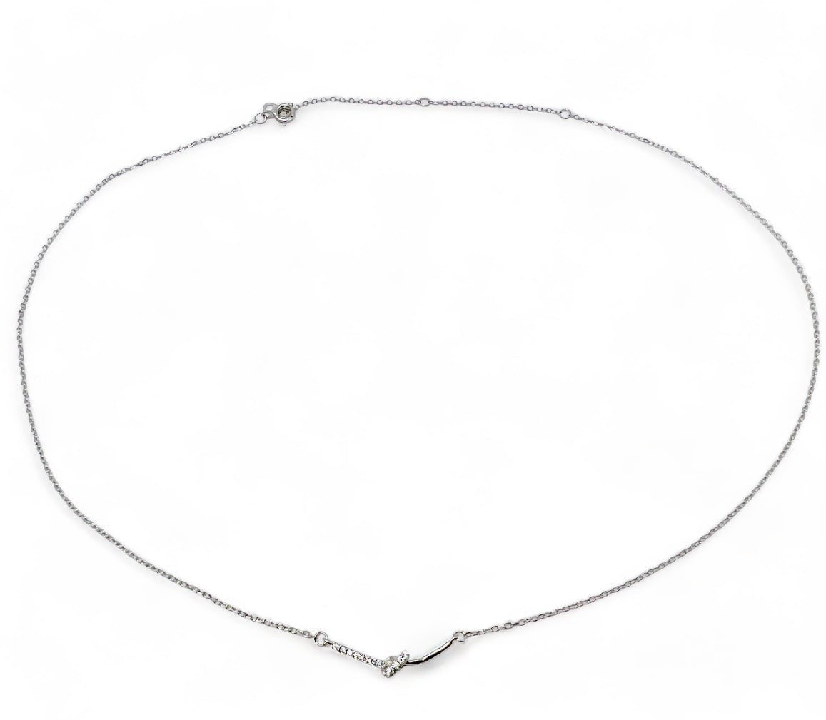 Liliana Knot Necklace - Silver