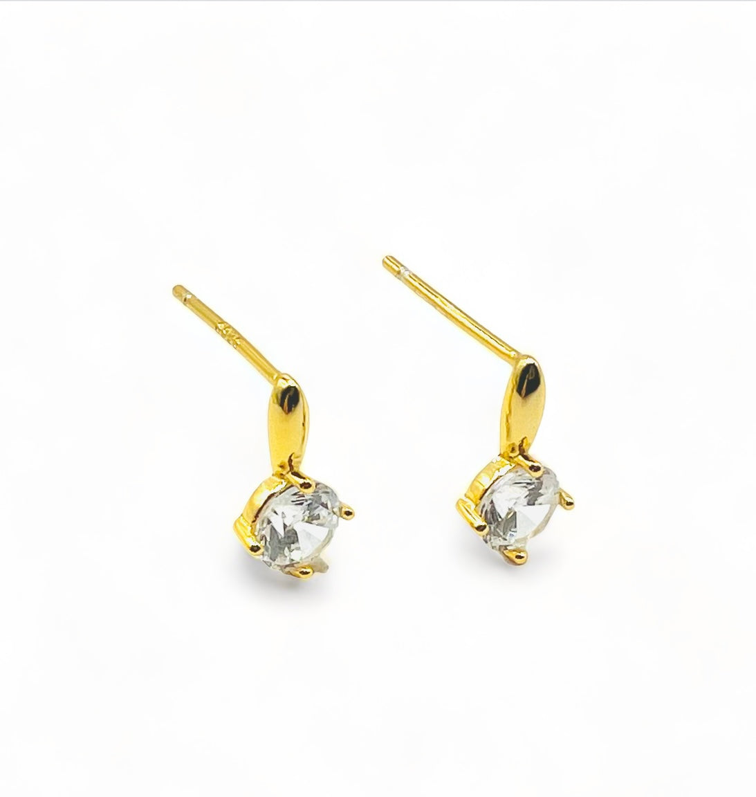 Luna Drop Earrings -Gold