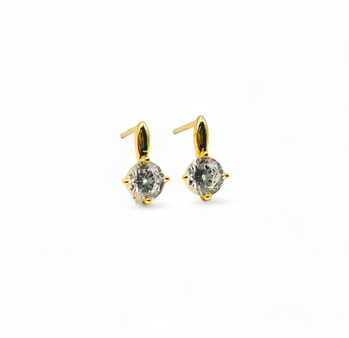 Luna Drop Earrings -Gold