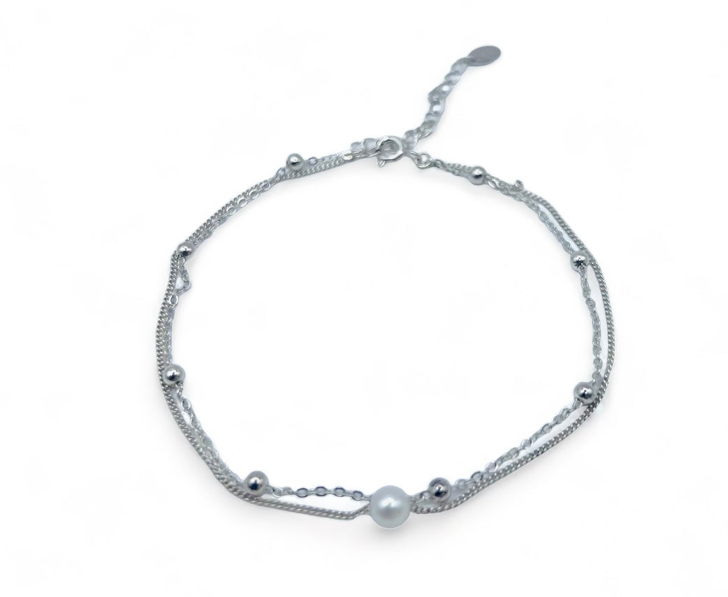 Valery anklet - Fresh Water Pearl