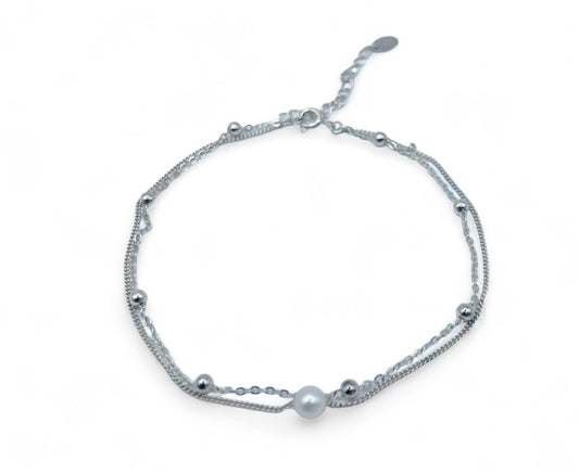 Valery anklet - Fresh Water Pearl