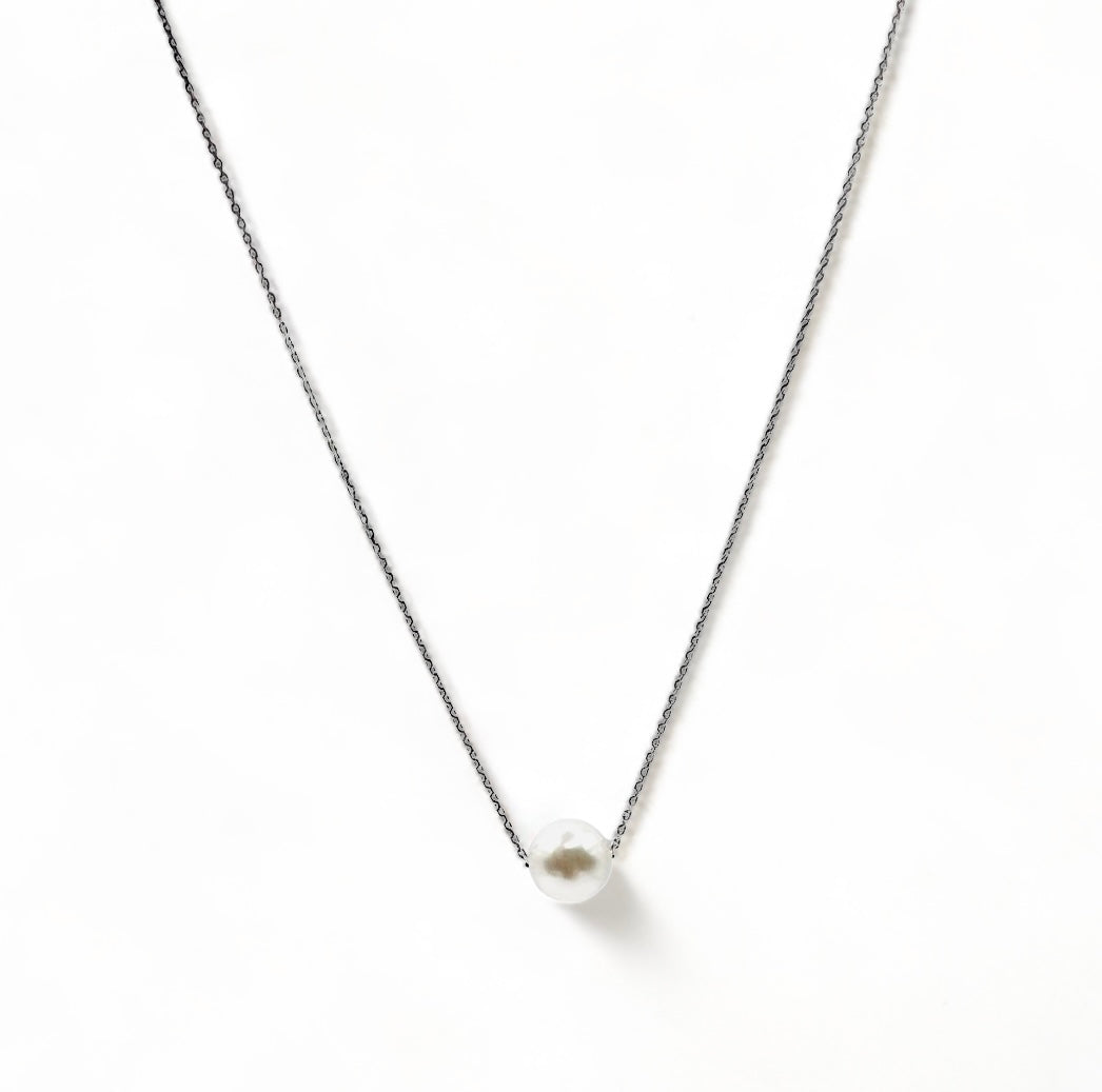 Lena Pearl Necklace - White Water Pearl